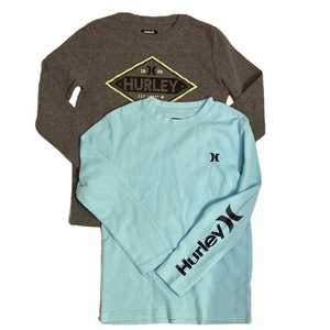 2 Kids Hurley Long Sleeve Thermal Shirts